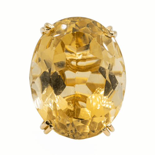 Bague 53 Bague Or jaune Citrine 58 Facettes 3105051CN