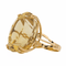Bague 53 Bague en or jaune 18 carats sertie d’une citrine ovale 58 Facettes 3105051CN