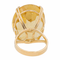 Bague 53 Bague en or jaune 18 carats sertie d’une citrine ovale 58 Facettes 3105051CN