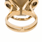Bague 53 Bague cocktail en or jaune 18 carats sertie d’un quartz fumé 58 Facettes 3105052CN