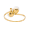 Bague 58 Bague Toi & Moi en or jaune avec perles et diamants 58 Facettes 3105054CN