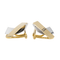 Boucles d'oreilles Boucles d’oreilles à clips en or jaune et or blanc 18 carats 58 Facettes 3105952CN
