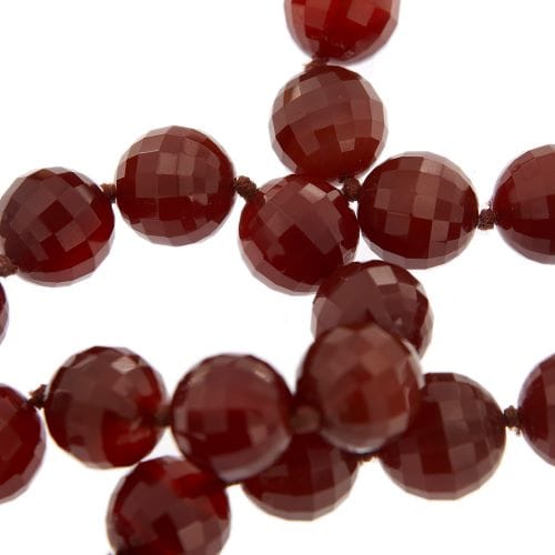 Collier Collier - Cornioline et fermoir en or jaune 18 ct 58 Facettes 31069