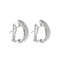 Boucles d'oreilles Boucles d'oreilles en or blanc 18 kt avec diamants taille brillant 58 Facettes 31073