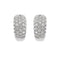Boucles d'oreilles Boucles d'oreilles en or blanc 18 kt avec diamants taille brillant 58 Facettes 31073