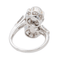Bague 47 Bague toi et moi en or blanc 18 carats, perles et diamants 58 Facettes 3110014CN