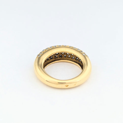 Bague 51 Bague jonc en or jaune 18 carats et diamants 58 Facettes 31130