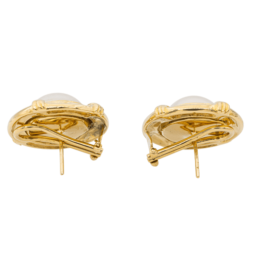 Boucles d'oreilles Boucles d'oreilles Or jaune Perle, Diamant 58 Facettes 3118588CN