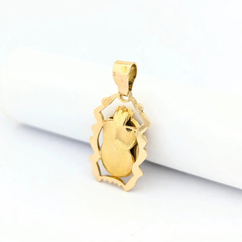 Pendentif Pendentif animalier en or jaune 18 carats et émeraudes 58 Facettes 31188