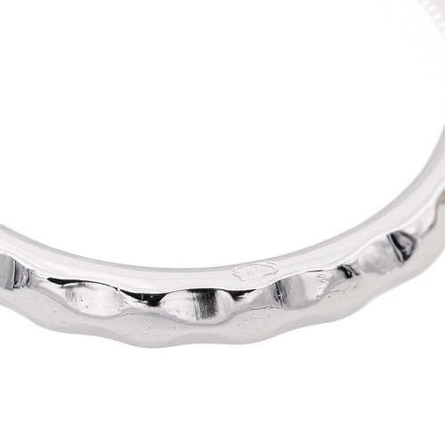 Bague 55 Louis Vuitton Monogram Infini - Bague alliance en or blanc 18 carats 58 Facettes 3120963CN