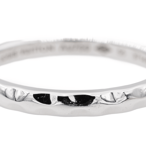 Bague 55 Louis Vuitton Monogram Infini - Bague alliance en or blanc 18 carats 58 Facettes 3120963CN