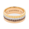 Bague 49 Boucheron Quatre - Bague petit modèle en or jaune, blanc et rose avec diamants 58 Facettes 3121528CN