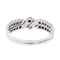 Bague 56 Bague en or blanc 18 carats avec saphirs et diamants 58 Facettes 3124049CN