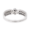 Bague 54 Bague Or blanc Saphir, Diamant 58 Facettes 3124049CN
