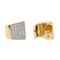 Boucles d'oreilles Boucles d'oreilles Puces Or jaune, Or blanc Diamant 58 Facettes 3130840CN