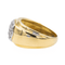 Bague 54 Bague en or jaune et or blanc 18 carats sertie de diamants 58 Facettes 3130843CN
