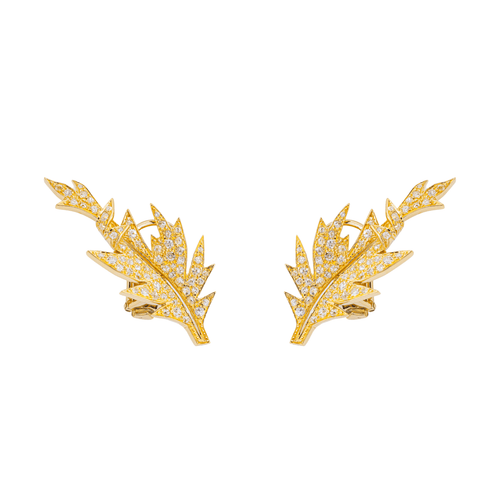 Boucles d'oreilles Boucles d'oreilles Or jaune Diamant 58 Facettes 3132894RV