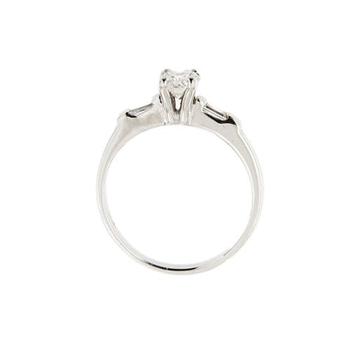 Bague 54 Bague solitaire - Diamants 0,85 ct en or blanc 18 ct 58 Facettes 31355