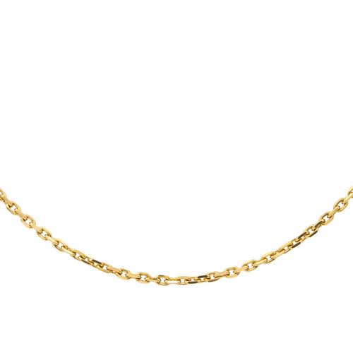 Collier Collier maille forçat en or jaune 18 carats 58 Facettes 3136359CN