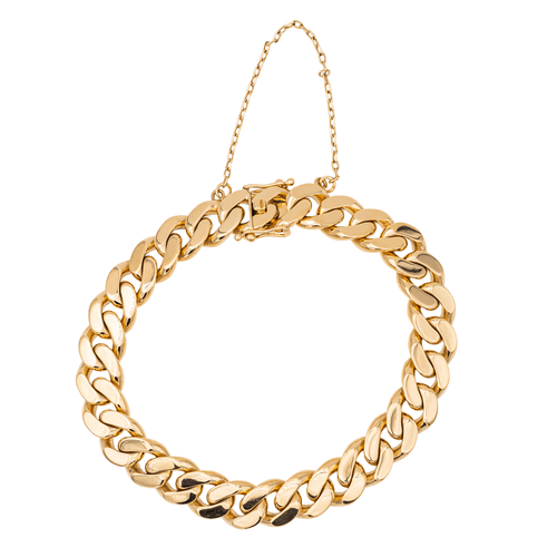 Bracelet Bracelet maille gourmette en or rose 18 carats 58 Facettes 3136365CN