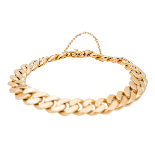 Bracelet Bracelet maille gourmette en or rose 18 carats 58 Facettes 3136365CN