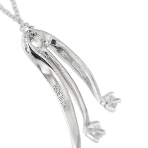 Collier Recarlo Eternity - Collier pendentif en or blanc 18 kt et diamants 58 Facettes 31364