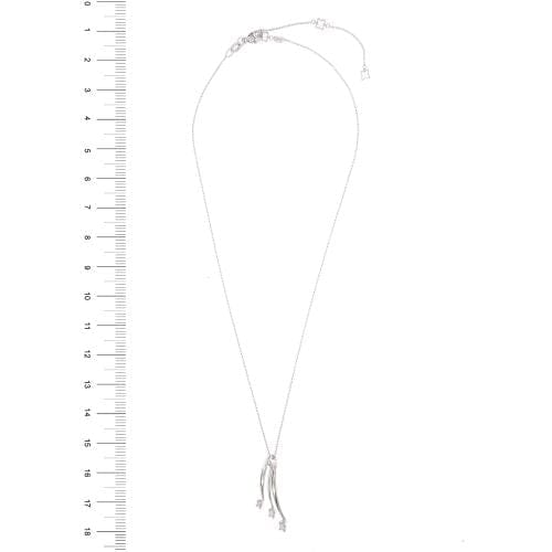 Collier Recarlo Eternity - Collier pendentif en or blanc 18 kt et diamants 58 Facettes 31364
