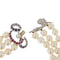 Collier Collier - Trois rangs de perles Akoya en or blanc 18 carats 58 Facettes 31430