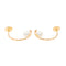 Boucles d'oreilles Boucles d’oreilles en or rose 18 carats avec perles de culture 58 Facettes 3144780CN