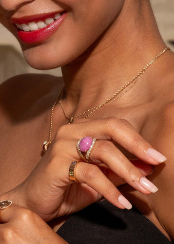 Bague 50 Cartier Bague Love Or rose Saphir, Grenat, Améthyste 58 Facettes 3146952CN