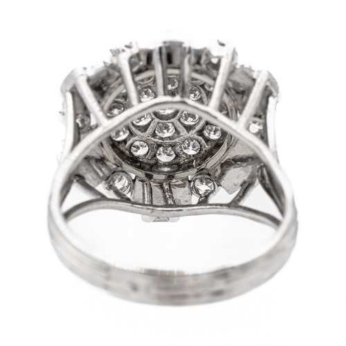 Bague 58 Bague Cocktail Or blanc Diamant 58 Facettes 3148551CN