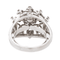 Bague 55 Bague cocktail en or blanc 18 carats avec perle et diamants 58 Facettes 3148552CN