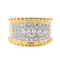 Bague 57 Bague en or jaune et or blanc avec diamants 58 Facettes 3148554CN