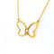 Collier Collier papillon en or jaune 18 carats et diamant 58 Facettes 31487