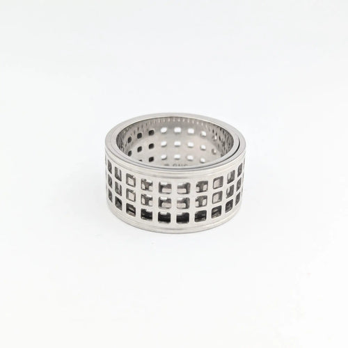 Bague 59 Gucci Scroll - Bague large en or blanc et diamants 58 Facettes 31501