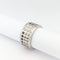 Bague 59 Gucci Scroll - Bague large en or blanc et diamants 58 Facettes 31501