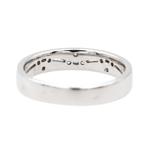 Bague 50.5 Alliance - Bague en or blanc 18 carats pavée de diamants 58 Facettes 3157393CN