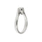Bague 52 Bague solitaire - Diamant taille brillant en or blanc 18 carats 58 Facettes 31624