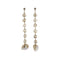 Boucles d'oreilles Boucles d’oreilles pendantes en or jaune 18 ct, quartz fumé et perles 58 Facettes 31650