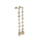 Boucles d'oreilles Boucles d’oreilles pendantes en or jaune 18 ct, quartz fumé et perles 58 Facettes 31650