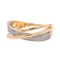 Bague 54 Bague pavée de diamants en or rose 18 carats 58 Facettes 3167513CN