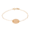 Bracelet Ginette NY - Bracelet maille forçat en or rose 18 carats 58 Facettes 3174943CN