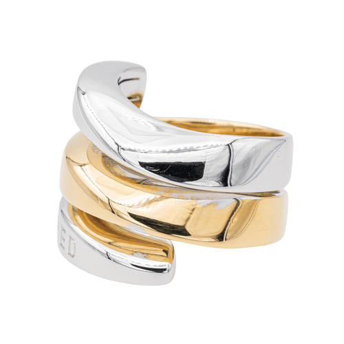 Bague 50 Fred Bague  Or blanc, Or jaune 58 Facettes 3175434CN