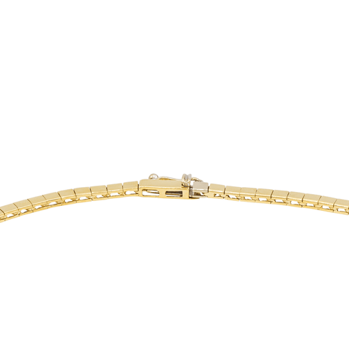 Collier Collier en or jaune 18 carats avec émeraude et diamants 58 Facettes 3182200CN