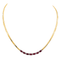 Collier Collier Or jaune, Or blanc Rubis, Diamant 58 Facettes 3182204CN