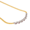 Collier Collier en or jaune et or blanc 18 carats rubis et diamants 58 Facettes 3182204CN
