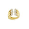 Bague Bague à perles en or jaune 18 ct 58 Facettes 31844