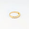 Bague 53 Demi-alliance en or jaune 18 carats et diamants 58 Facettes 31881