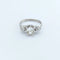Bague 54 Bague ancienne en or blanc 18 carats et diamants 58 Facettes 31885