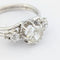 Bague 54 Bague ancienne en or blanc 18 carats et diamants 58 Facettes 31885